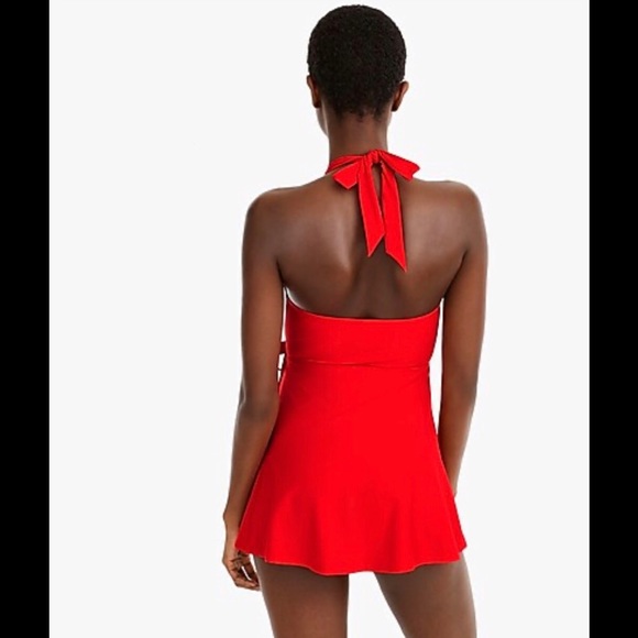 J. Crew Swim Jcrew Halter Wrap Swim Dress Poshmark